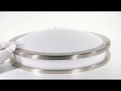 Builder Essential Axis LED 12in Round Flush Mount 18W 1, 350 Lumens - Image 7