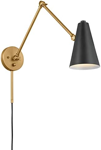Kichler, Sylvia 1 Light Wall Sconce in Black and Natural Brass - Image 5