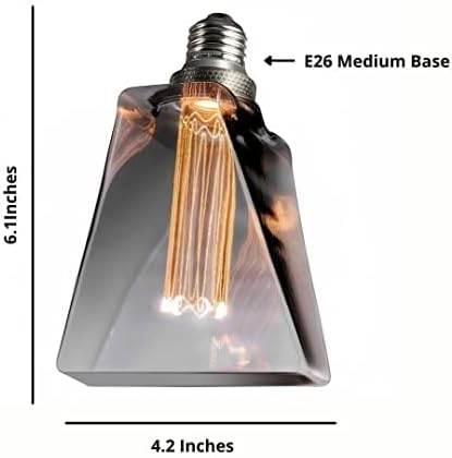 Next Glow Decorative Light Bulb Eq 20W ICE Style Shaped E26 Led Bulb Medium Base - Image 3