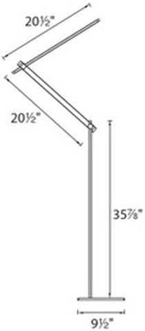 Modern Forms FL-1050-BK Balance Floor Lamp, One Size - Image 5