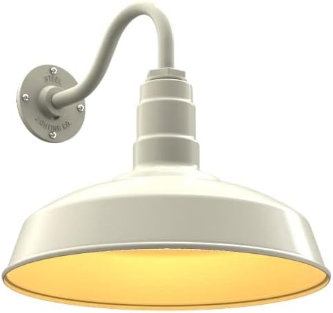 Steel Lighting Co. Gardena Barn Light | Outdoor Wall Mounted | 16" Dome | 11" by SteelLightingCo