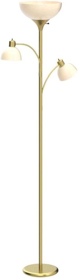 Brightech Sky Dome Double LED Floor lamp, Torchiere Super Bright Floor Lamp - Image 4