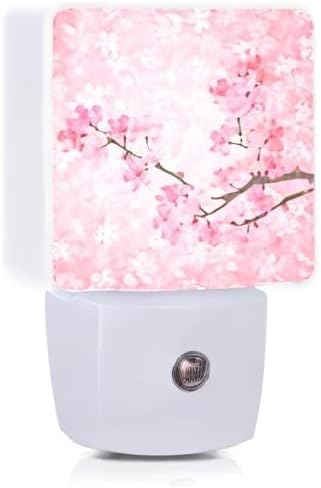Cherry Blossoms Night Light, Spring Flower Night Lights Plug into Wall - Image 9