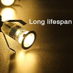 LED Deck Lights 0.7" Tiny Deck Driveway Light Dock Path Step Road Light Outdoor - Image 3
