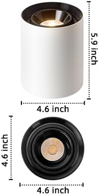 OKELI White Modern LED Dimmable Ceiling Light Fixtures - Image 9