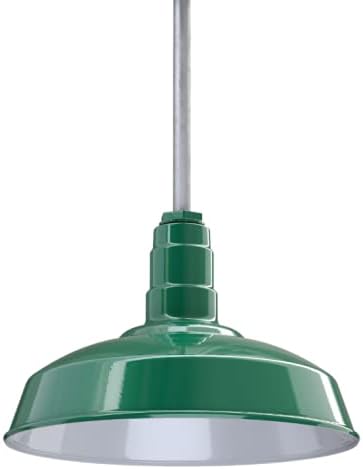 Steel Lighting Co. Carson Barn Light | Ceiling Mounted Pendant | 16 inch Dome | by SteelLightingCo