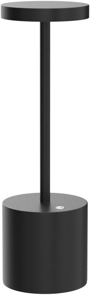 2Pack Cordless Table Lamp, Rechargeable LED Battery 5000mAh Metal USB Portable - Image 4