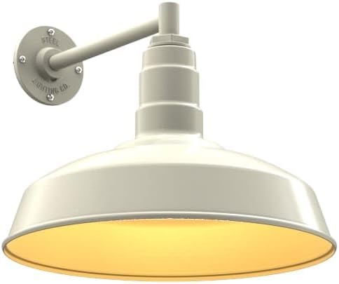 Steel Lighting Co. Gardena Barn Light | Outdoor Wall Mounted | 16" Dome | 11" by SteelLightingCo