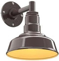 Steel Lighting Co. Hawthorne Barn Light | Outdoor Wall Mounted | 8 inch Dome | by SteelLightingCo
