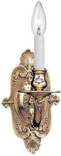 Crystorama 641-PB Wall Sconce, 1-Light 60 Watts, Polished Brass by Crystorama