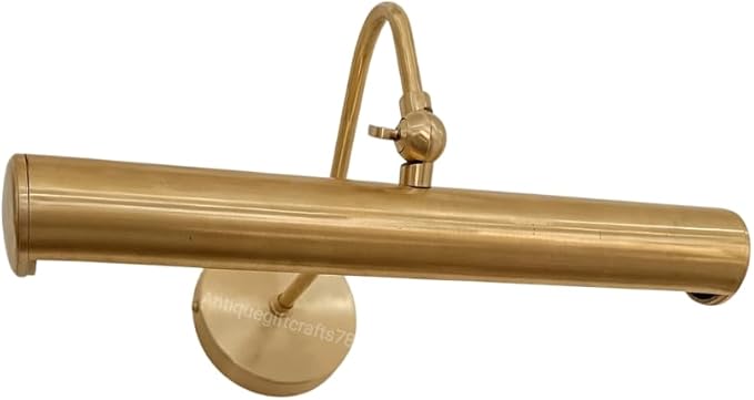 Antique Brass Picture Light Hardwired Wall Mount Display Light - Image 4