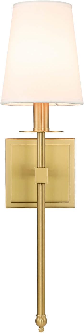 XiNBEi Lighting Brass Wall Sconces Set of 2 Modern Gold Sconce Light Fixture - Image 6