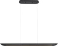 47" Modern Led Linear Pendant Light 36w Dimmable Ceiling Hanging Lights Wood by QJCMUUYI