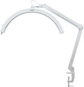 LED Half Moon Light with Desk Clamp, 30W Bright 288PCS LEDs, Metal Swing Arm by bemelux