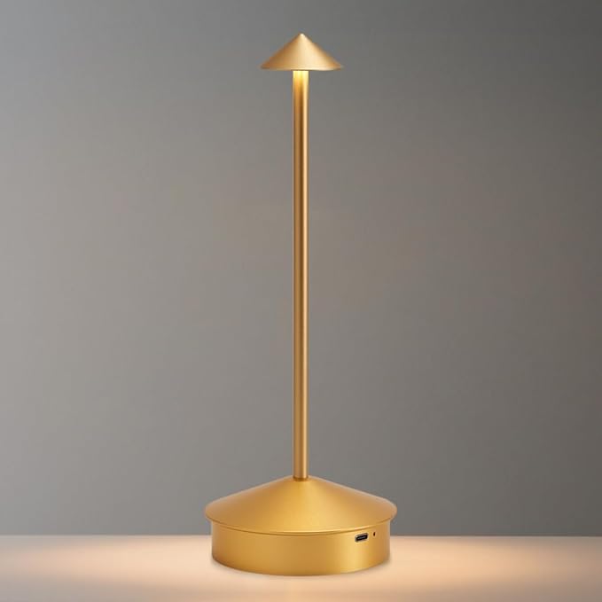 EJQ Cordless Table Lamp, Portable LED Desk Lamp, 6000mAh Battery Operated by EJQCordlessTableLamp