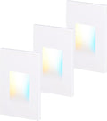 LEONLITE 5CCT 120V LED Step Lights, 3.5W 150LM 5%-100% Dimmable Indoor Outdoor by LEONLITE