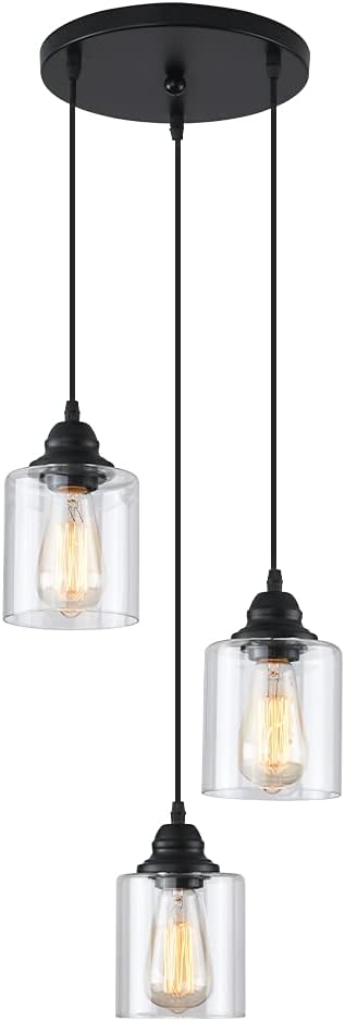 3 Lights Industrial Pendant Light by SINMILA