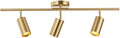 BOKT Brushed Brass Gold 3-Lights LED Adjustable Track Lighting Kit Mid Century by BOKT