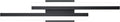 PRESDE LED Bathroom Vanity Light Modern Black 24 Inch LED Wall Lighting Fixture by HOME