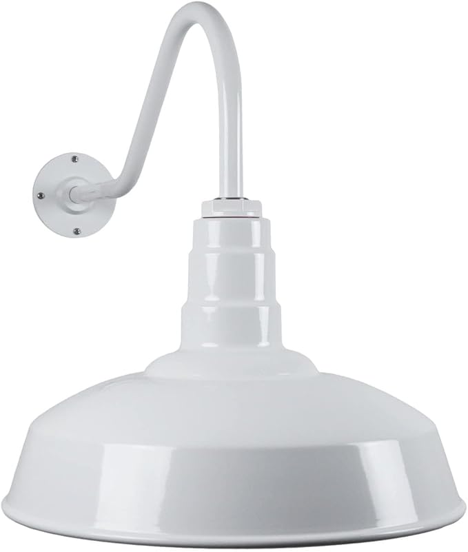Steel Lighting Co. Gardena Barn Light | Outdoor Wall Mounted | 16" Dome | 23" by SteelLightingCo