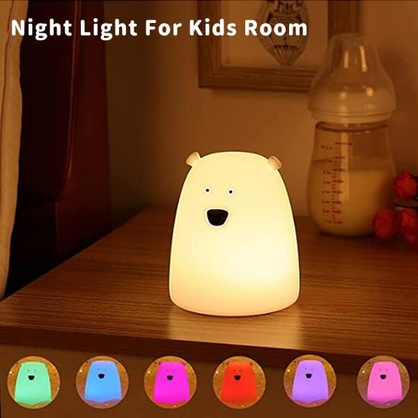 ZKLiLi Night Light for Kids, Cute Night Lamp Battery Powered Night Light for - Image 3