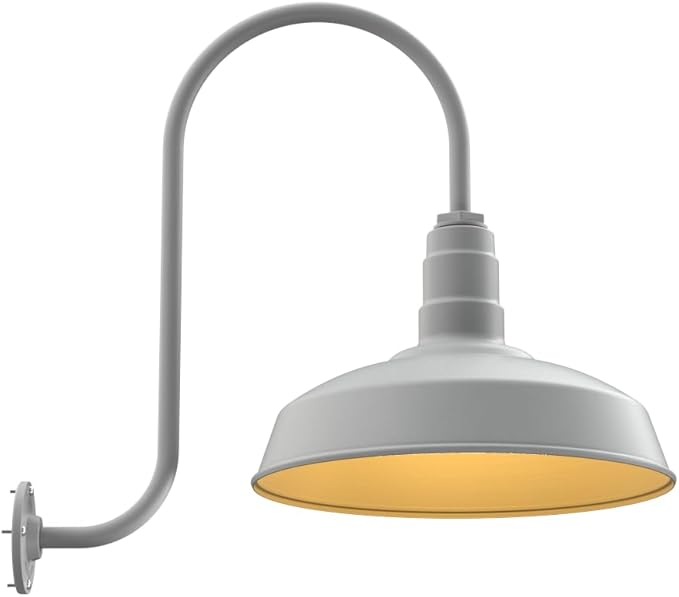 Steel Lighting Co. Gardena Barn Light | Outdoor Wall Mounted | 16" Dome | by SteelLightingCo