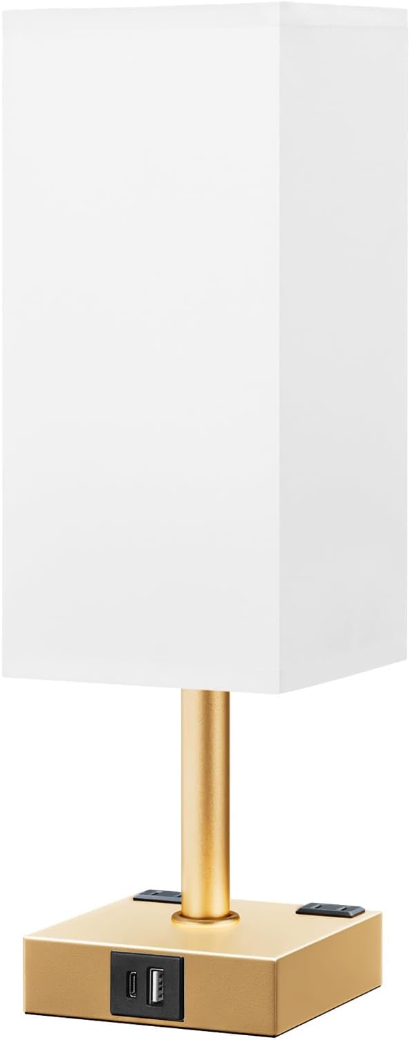 Gold White Touch Table Lamp - Image 8