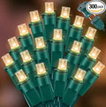 LAMPHOME Warm White Wide Angle LED String Lights, 64.8 Ft 300 Count by ULL