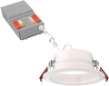 Juno Canless LED Wafer Light, Round Wafer Downlight, 5-in-1 Switchable White by Juno