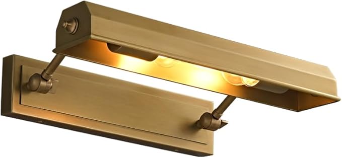 Brass Picture Light Picture Lights Gold Retro Art Light Vintage Picture Frame by Josenart