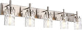 BONLICHT Transitional Vanity Lighting Fixtures Brushed Nickel by BONLICHT