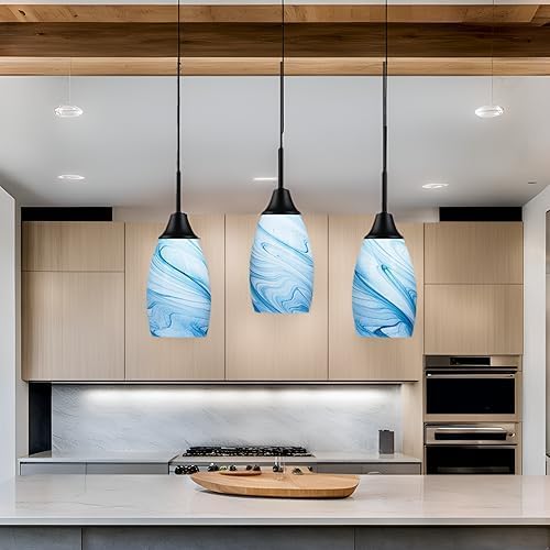Mini Glass Pendant Light 4.72" - Image 9