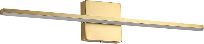 Modern Bathroom Vanity Light 24 Inch, 18W Brushed Brass Bathroom Light Fixture - Image 6