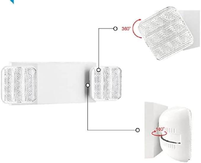 1 Pack LED Emergency Lights for Business, - Image 6