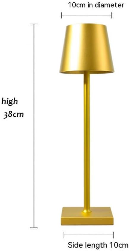 Dimmable LED Table Lamp for Bar & Restaurant – Cordless Rechargeable Touch Lamp - Image 2