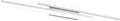 PRESDE 48" LED Bathroom Vanity Light, Modern Brushed Nickel Wall Bar Fixture by HOME