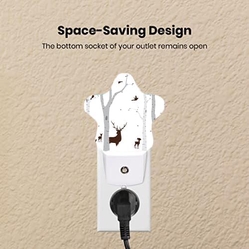 Night Light Plug-in into Wall Dusk to Dawn Smart Sensor White Led Nightlight - Image 4