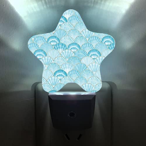 Night Light Plug-in into Wall Dusk to Dawn Smart Sensor White Led Nightlight by Caifujiqi