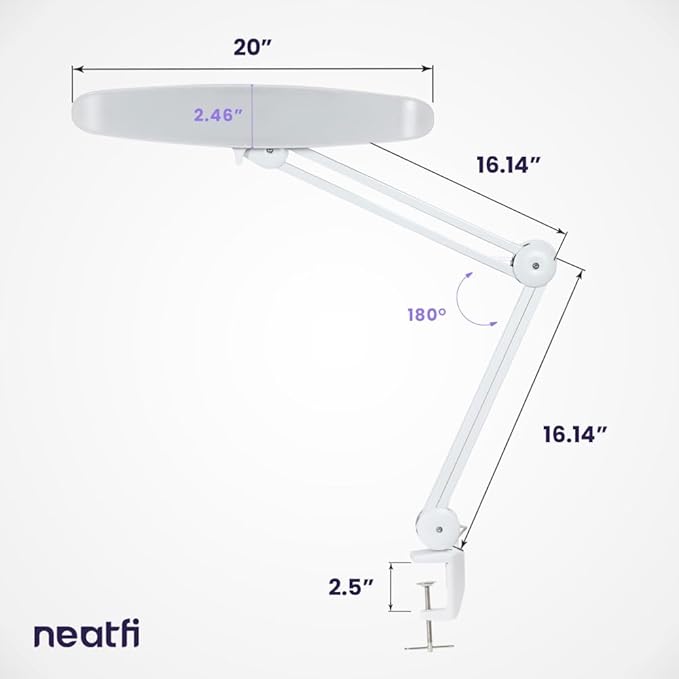 Neatfi XL 2, 200 Lumens LED Desk Lamp - Image 8