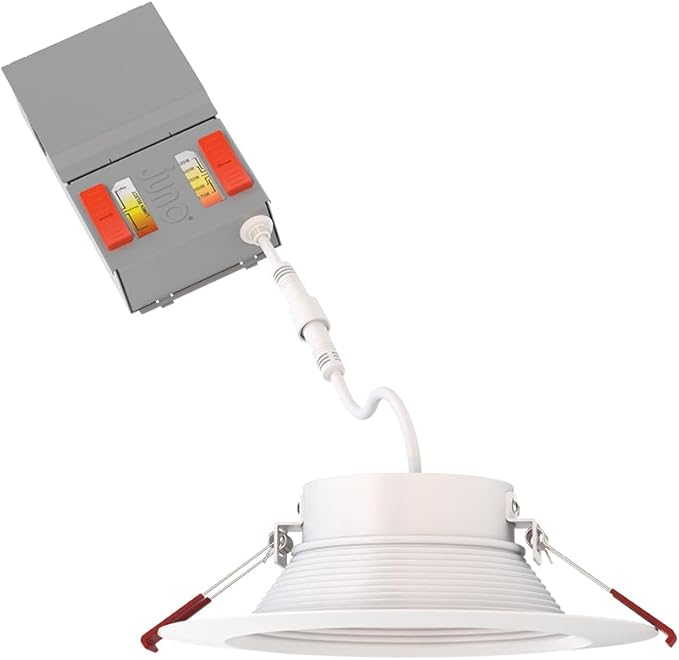 Juno LED Recessed Lights 6 Inch Round Wafer Downlight, 5-in-1 Switchable White - Image 7