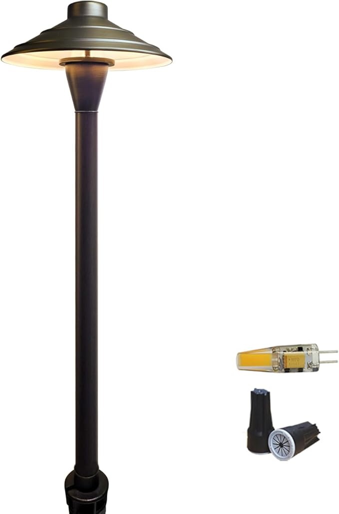 COLOER Brass Low Voltage Walkway Lights by COLOER