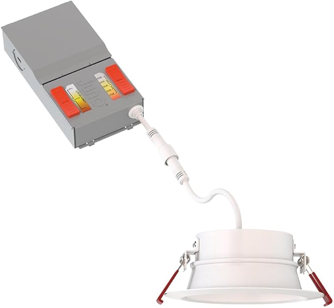 Juno Canless LED Wafer Light, Round Wafer Downlight, 5-in-1 Switchable White - Image 7