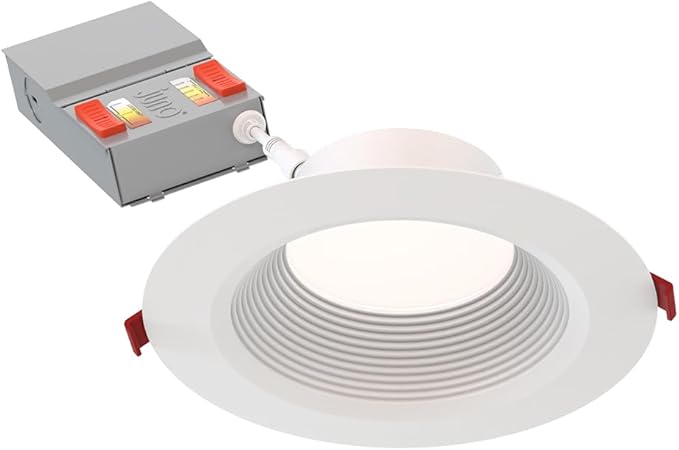 Juno LED Recessed Lights 6 Inch Round Wafer Downlight, 5-in-1 Switchable White - Image 8