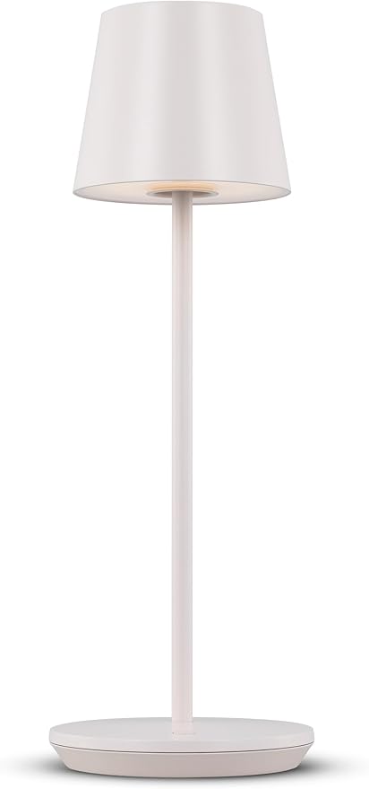 Generation Lighting Mena Accent Rechargeable Table Lamp – 14.5” Pale Pink Steel by Unknown