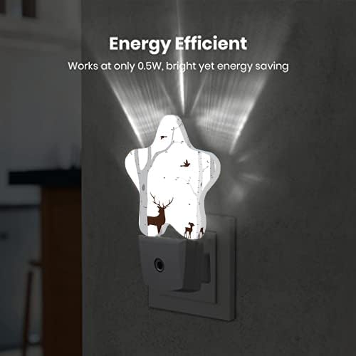 Night Light Plug-in into Wall Dusk to Dawn Smart Sensor White Led Nightlight - Image 5