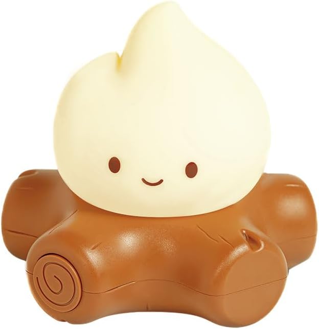 Cute Fake Campfire Lamp, Rechargeable Night Light - Image 9