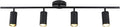 BOKT Matte Black Track Ceiling Light Modern 4-Lights LED Track Lighting Kit by BOKT