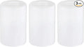 3-Pack White Frosted Glass Shade, Glass Lamp Shade Covers Replacements by Sewterolyn