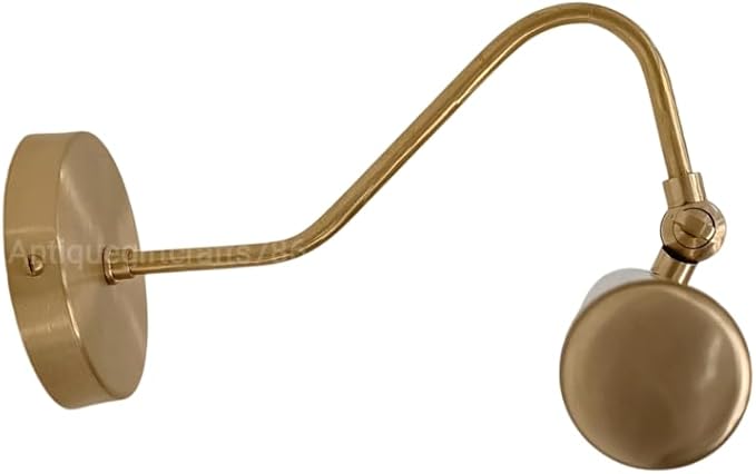 Antique Brass Picture Light – Hardwired Wall Mount Display Light - Image 7