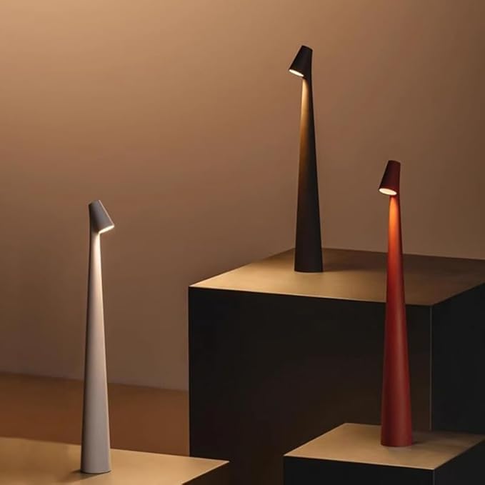 Portable LED Table Lamp with Touch Sensor, 3-Levels Brightness Metal Desk Lamp - Image 5